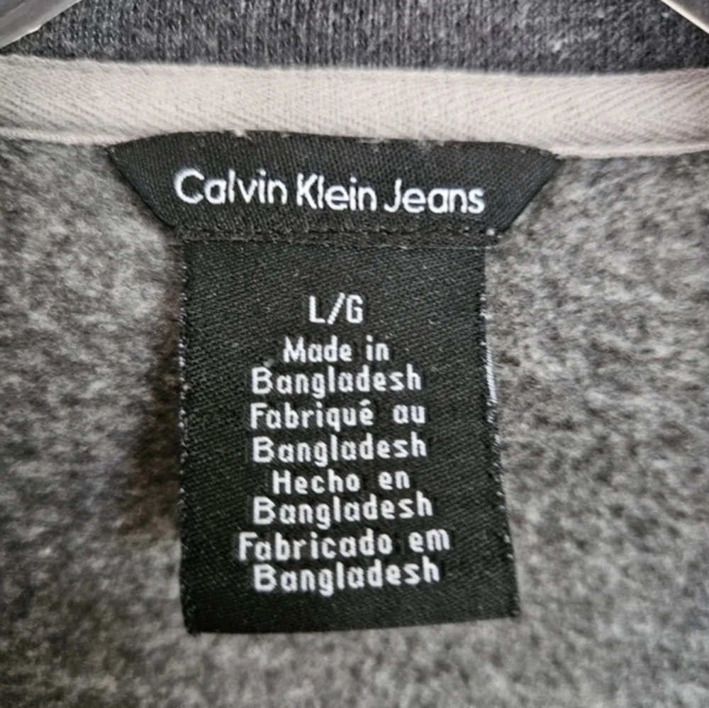 Calvin Klein Jeans grey zip